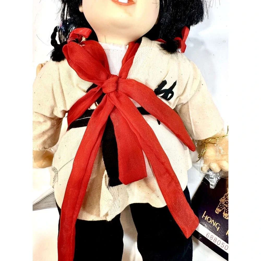 Danbury Mint Porcelain Doll Hong Kong Collector Bisque Hand Painted Vintage 10in